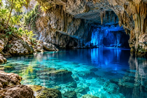 Gruta-Turquesa-de-Luz-e-Sombra
